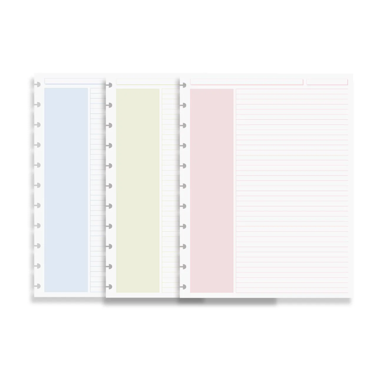 Circa Shaded Annotation Ruled Discbound Refill (100 sheets)