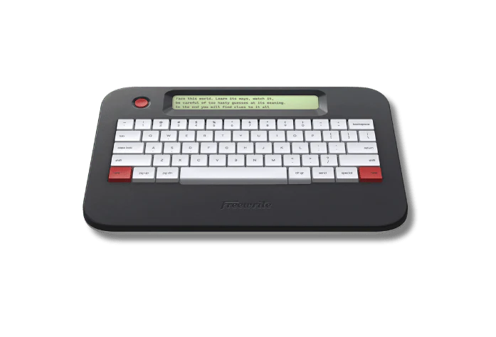 Freewrite Alpha Typewriter in Raven Black With Backlight - Image 3