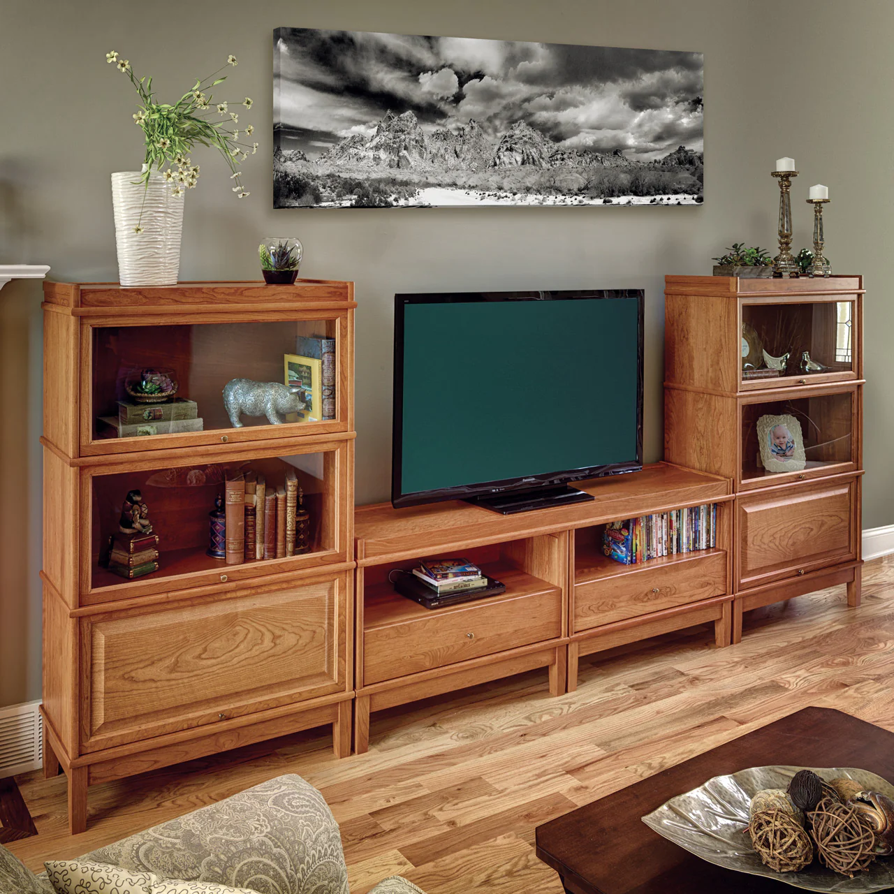 Barrister Bookcase Glass Door - Image 6