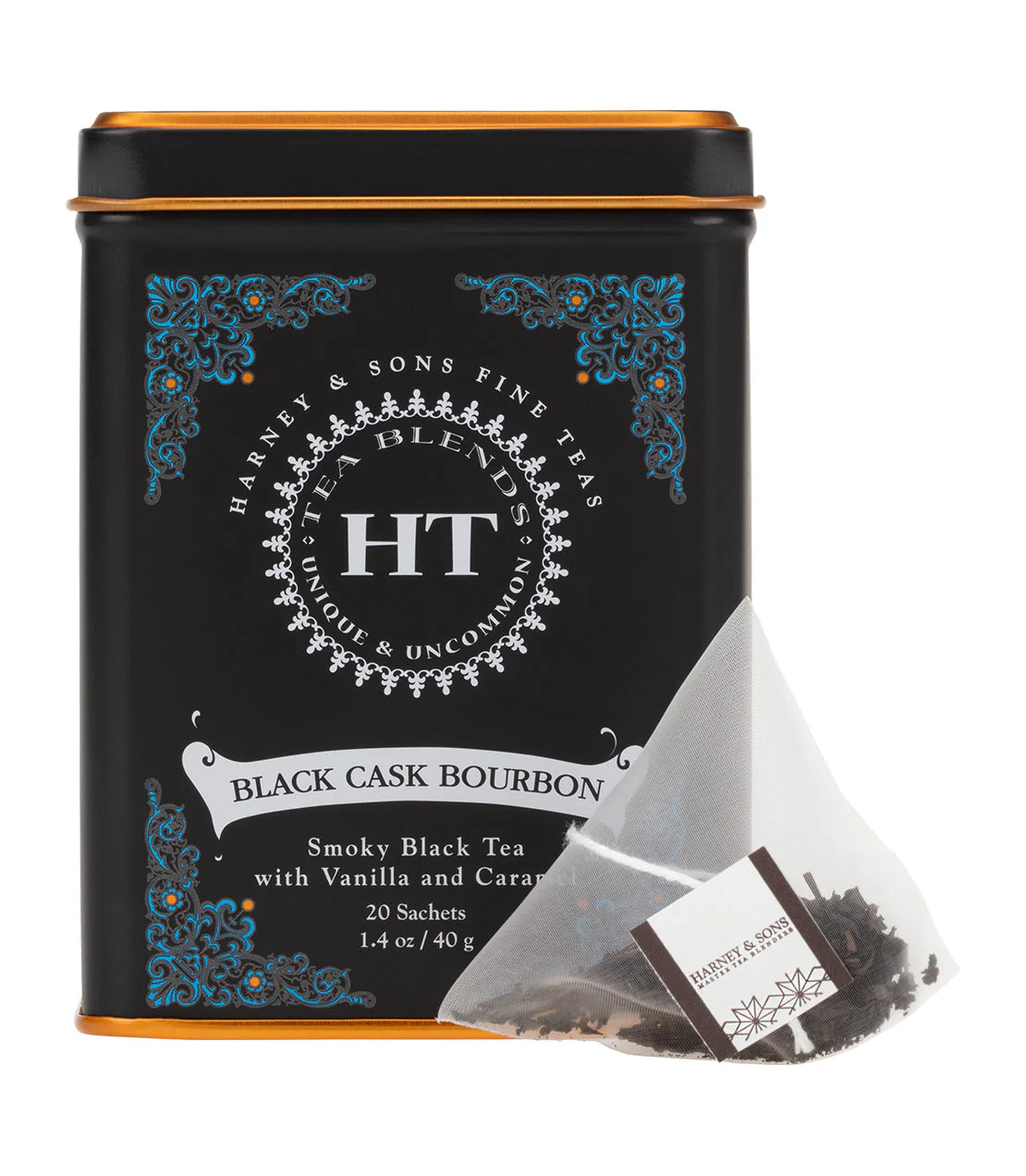 Harney & Sons Fine Teas - Black Cask Bourbon, HT Tin of 20 Sachets - Image 4