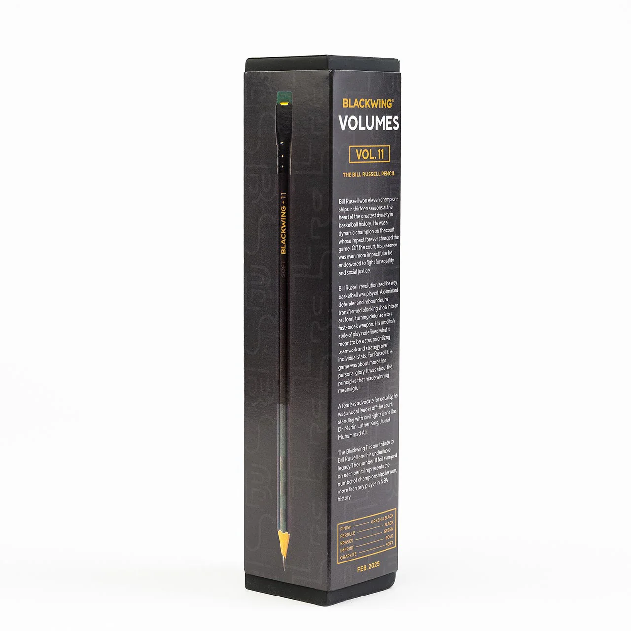 Blackwing Volume 11 Bill Russell Pencils (Set of 12) - Image 15