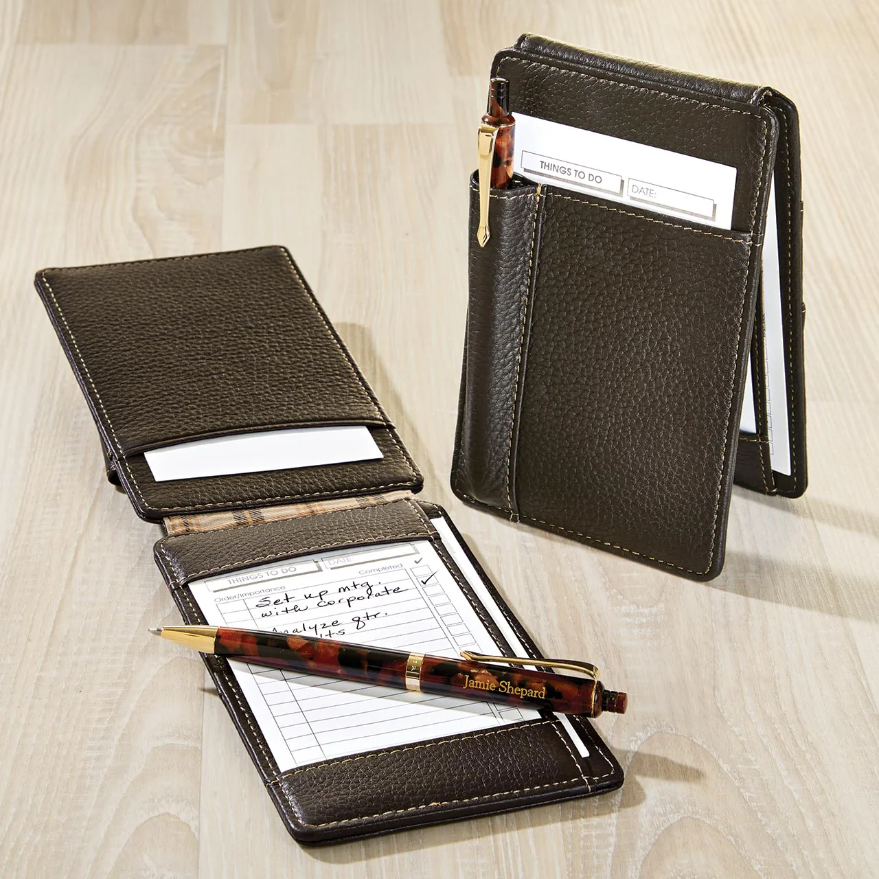 Bomber Jacket Flip Jotter Pocket Briefcase