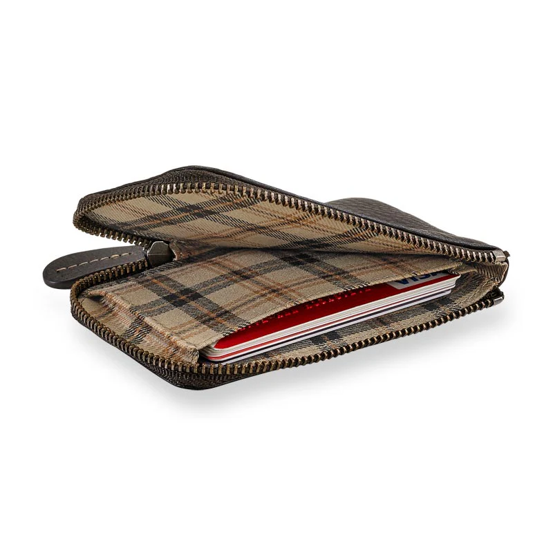 Bomber Jacket Zip Card Wallet - Image 3