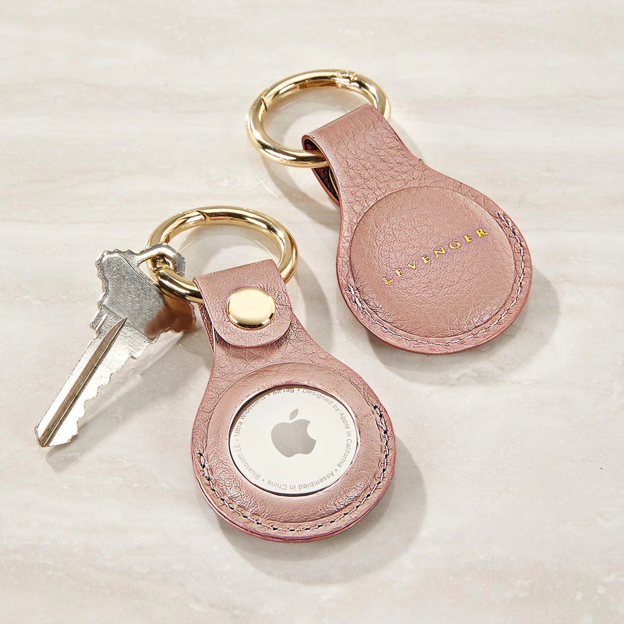 Carrie Leather Smart Tag Key Fob - Image 8