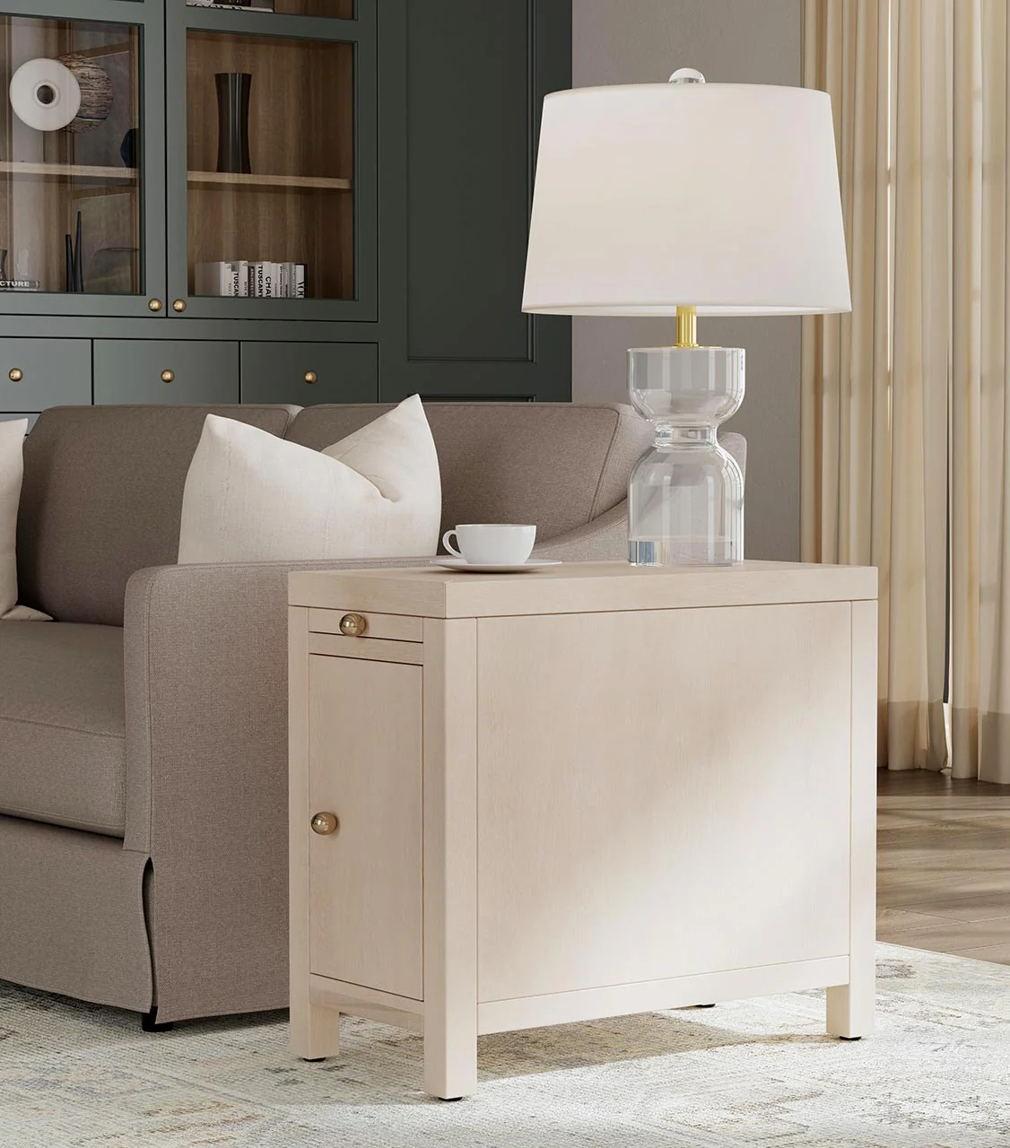 Chairside Cupboard End Table - Image 2