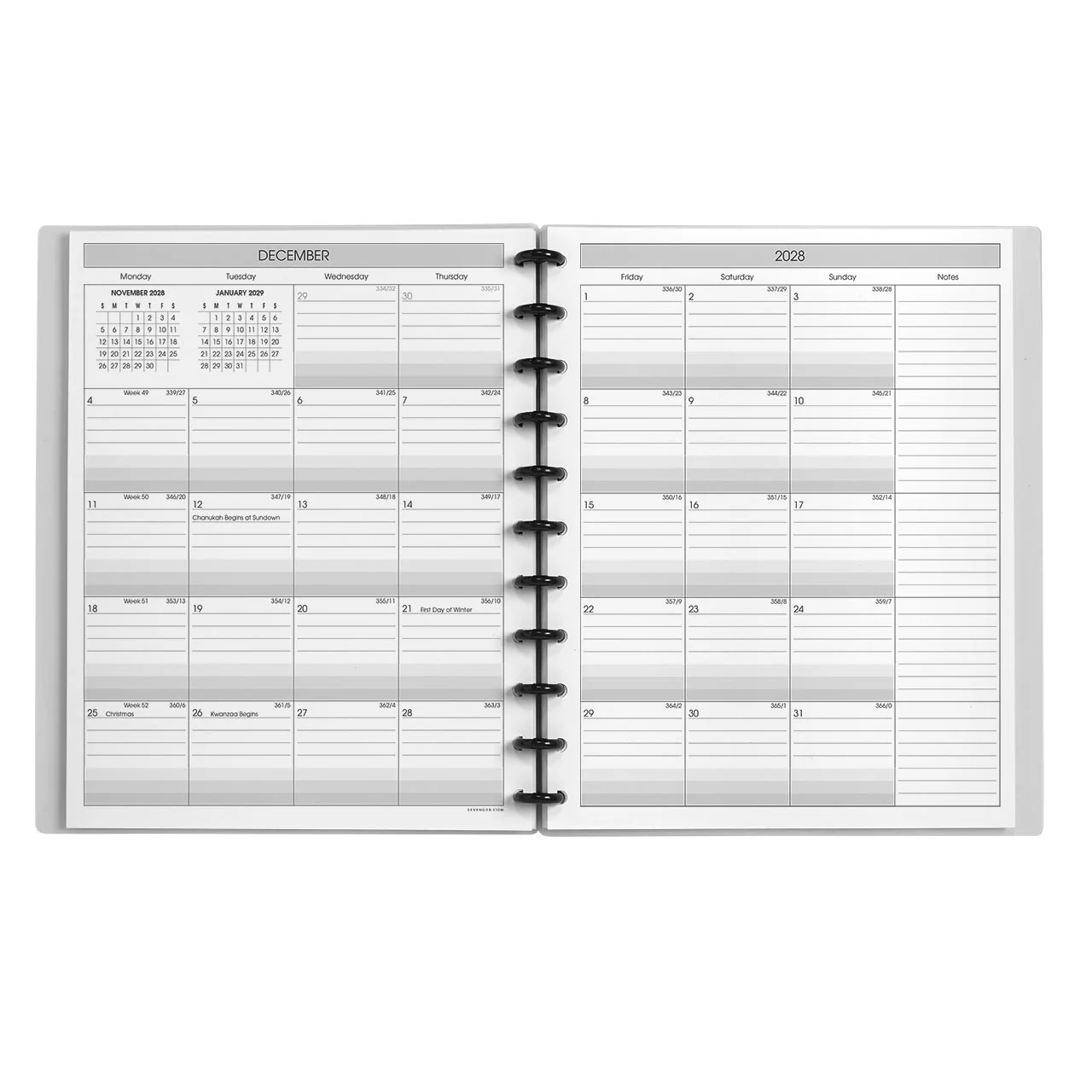 2027-2028 Circa 2-Year Monthly Agenda, Letter - Image 2