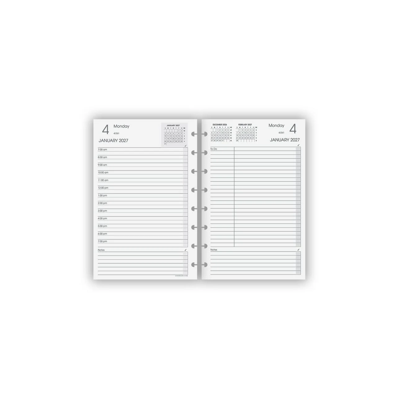 2026-2027 Circa Daily Agenda Refill - Image 4