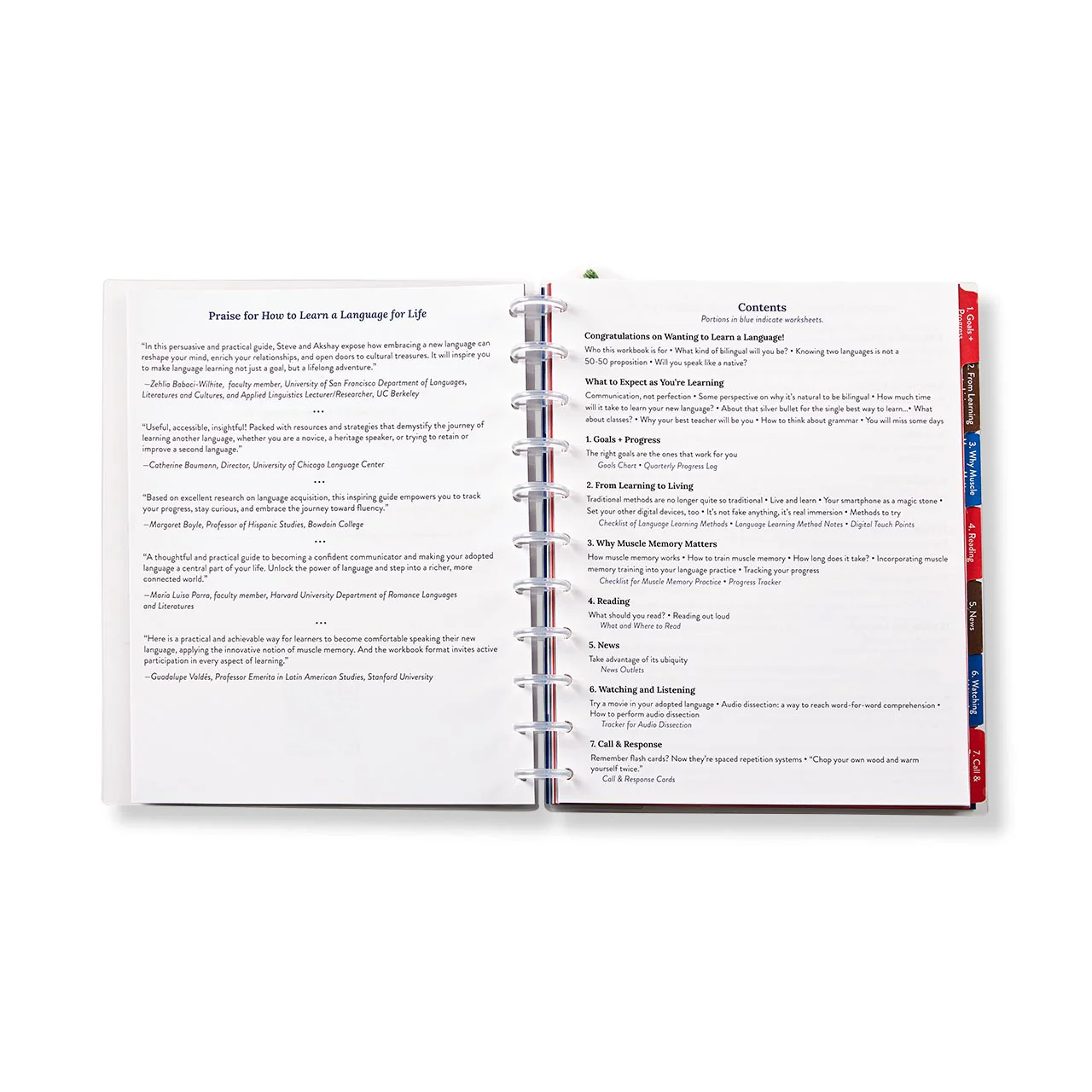 Levenger Master Class How to Learn a Language for Life Circa Workbook - Image 6