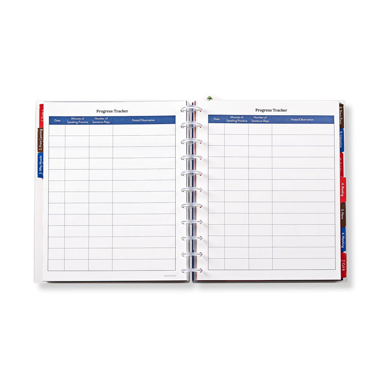Levenger Master Class How to Learn a Language for Life Circa Workbook - Image 9
