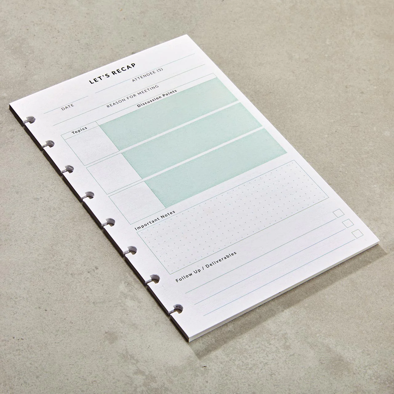 Circa Let's Recap Refill (50 sheets) - Image 3