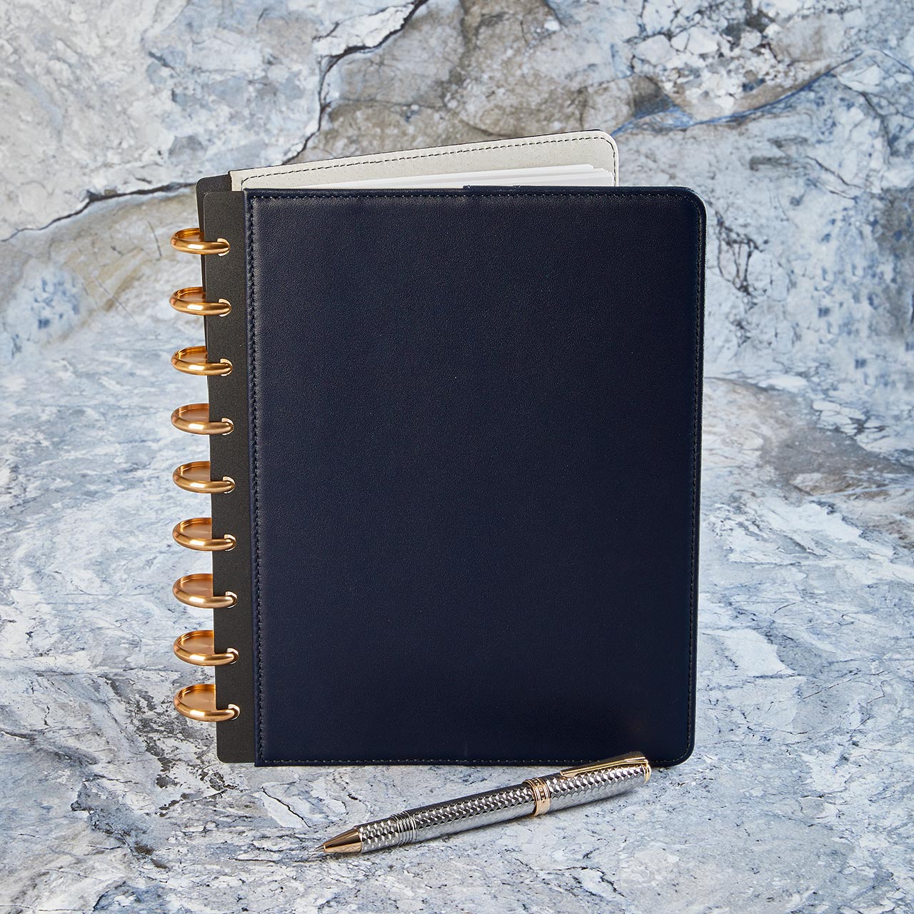 Circa Luxe Leather Discbound Notebook - Image 9