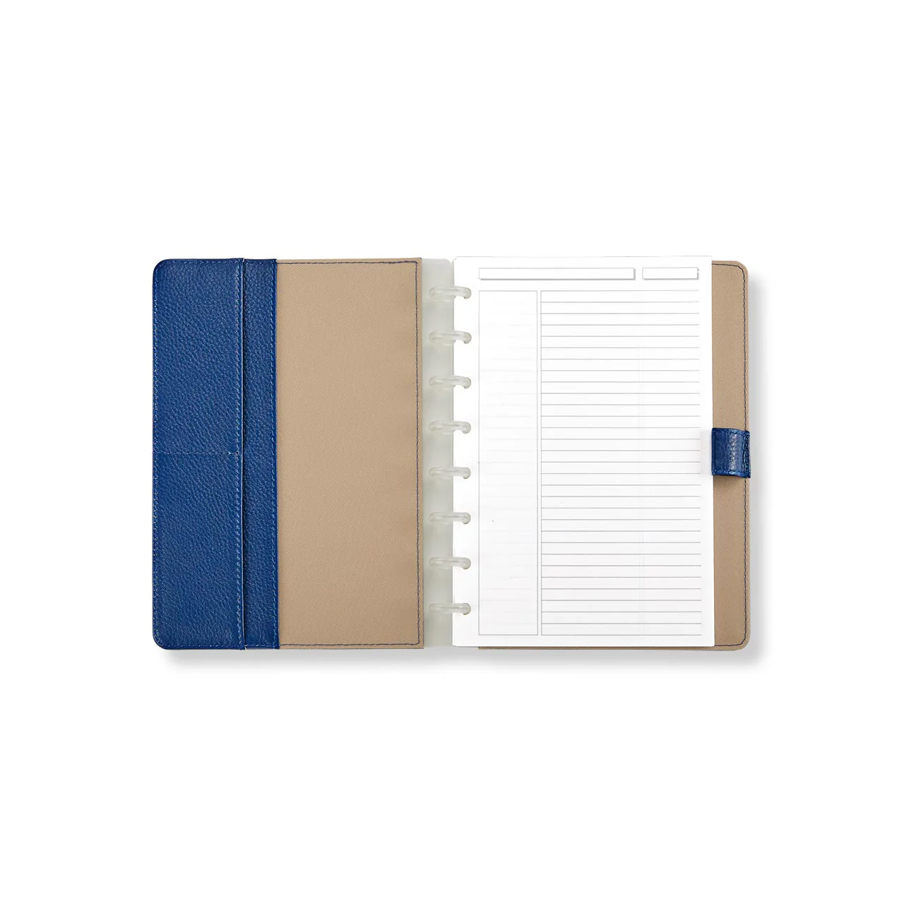 Circa Pebbled Leather Foldover Notebook - Image 7