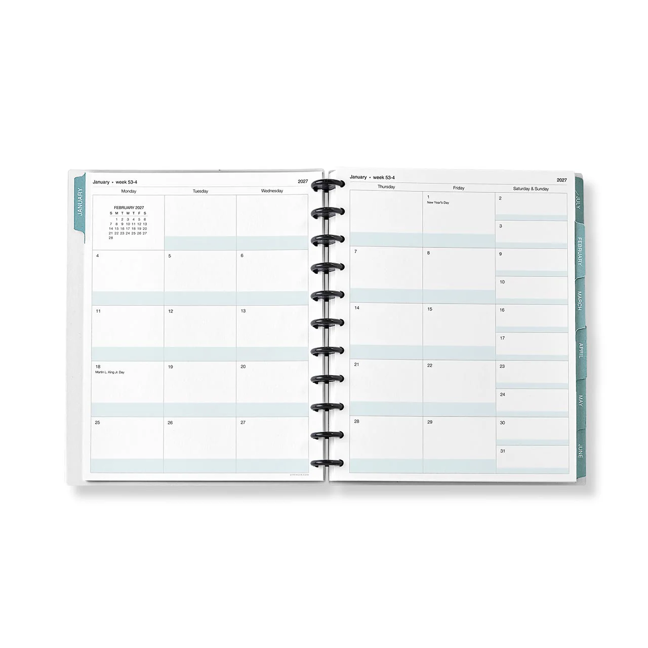 2027 Circa smartPlanner Weekly Agenda Discbound Notebook - Image 5