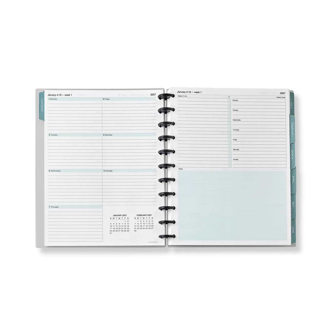 2027 Circa smartPlanner Weekly Agenda Discbound Notebook - Image 6