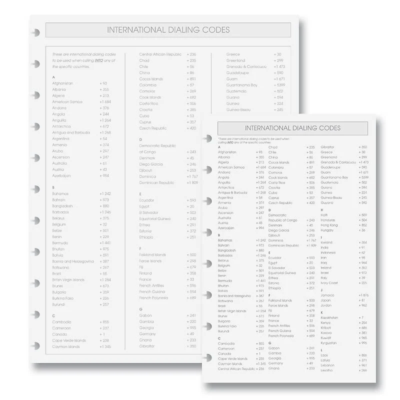2027 Circa Sunday Start Weekly Agenda Refill, Vertical - Image 3