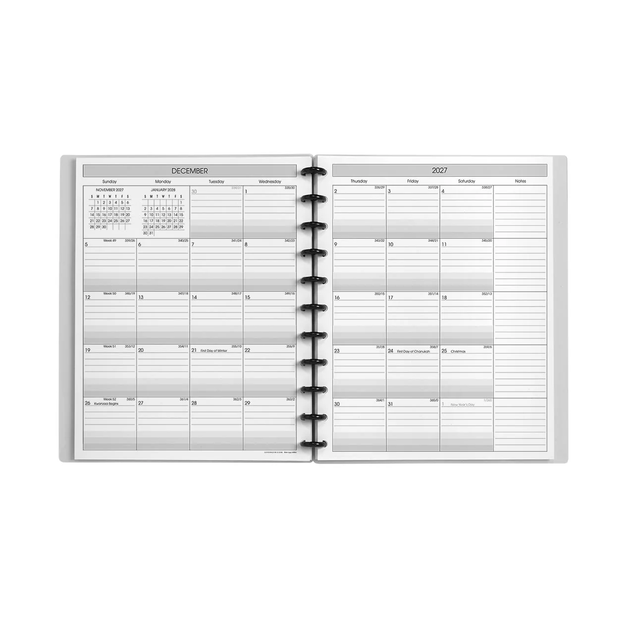 2027-2028 Circa Sunday Start 2-Year Monthly Agenda Notebook - Image 3