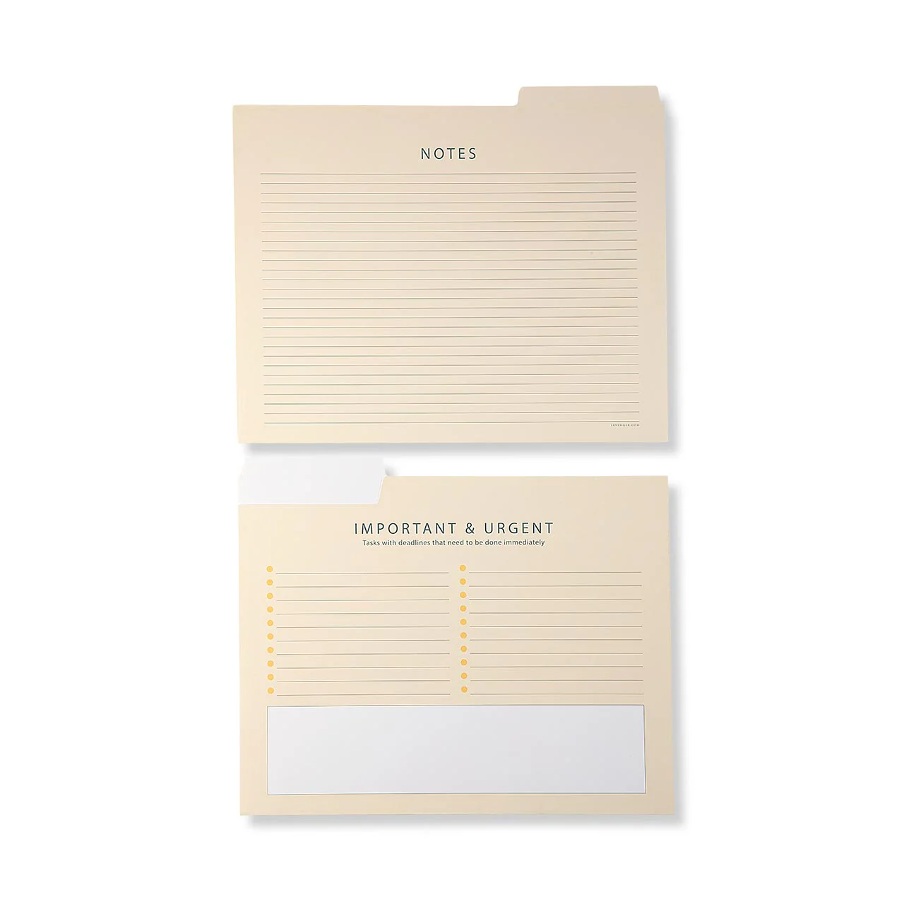 Eisenhower Priorities Matrix File Folders (set of 6) - Image 4