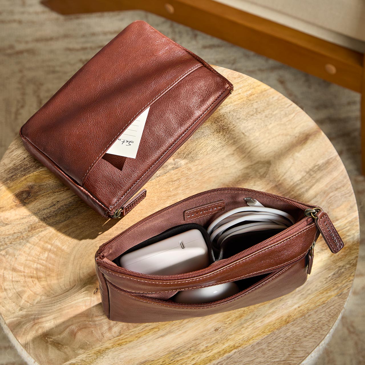 Emerson Leather Utility Pouch - Image 2