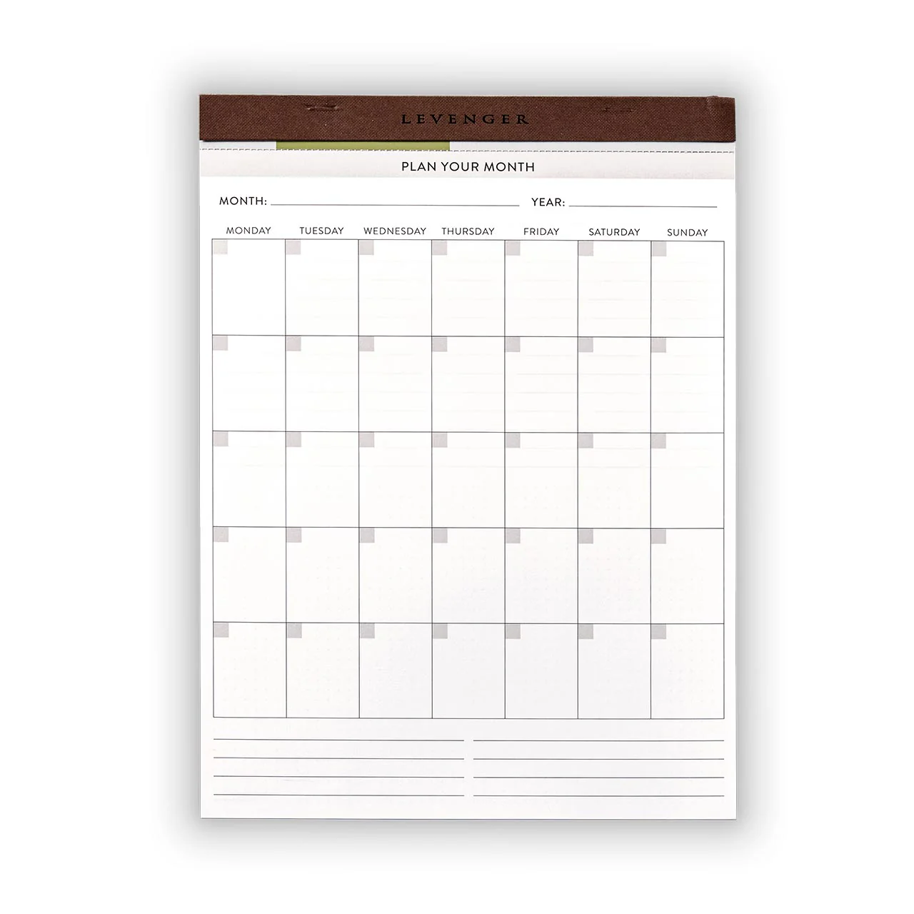 Freeleaf Big Picture Monthly Desk Pad (25 sheets)