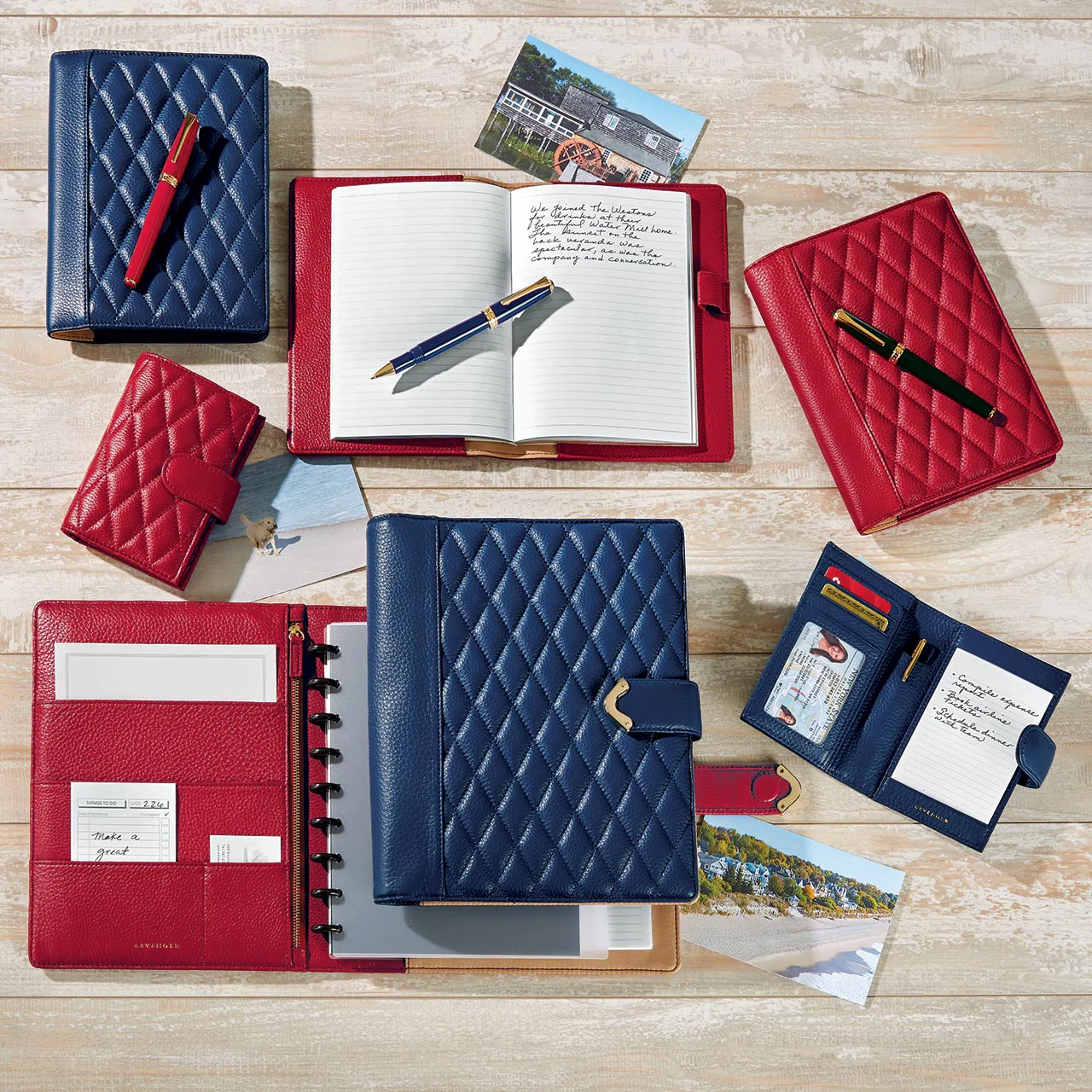 Hamptons Quilted Leather Journal - Image 4