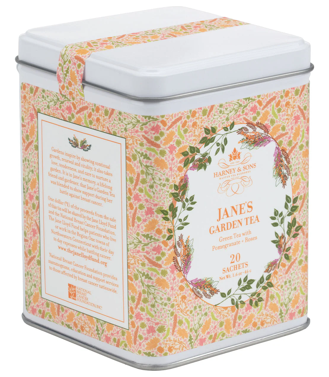 Harney & Sons - Jane's Garden Tea, Tin of 20 Sachets