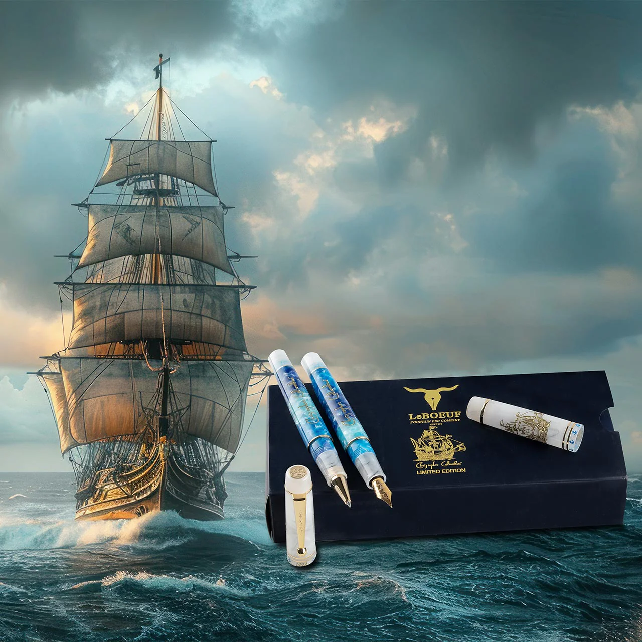 LeBoeuf Christopher Columbus Fountain Pen - Image 2