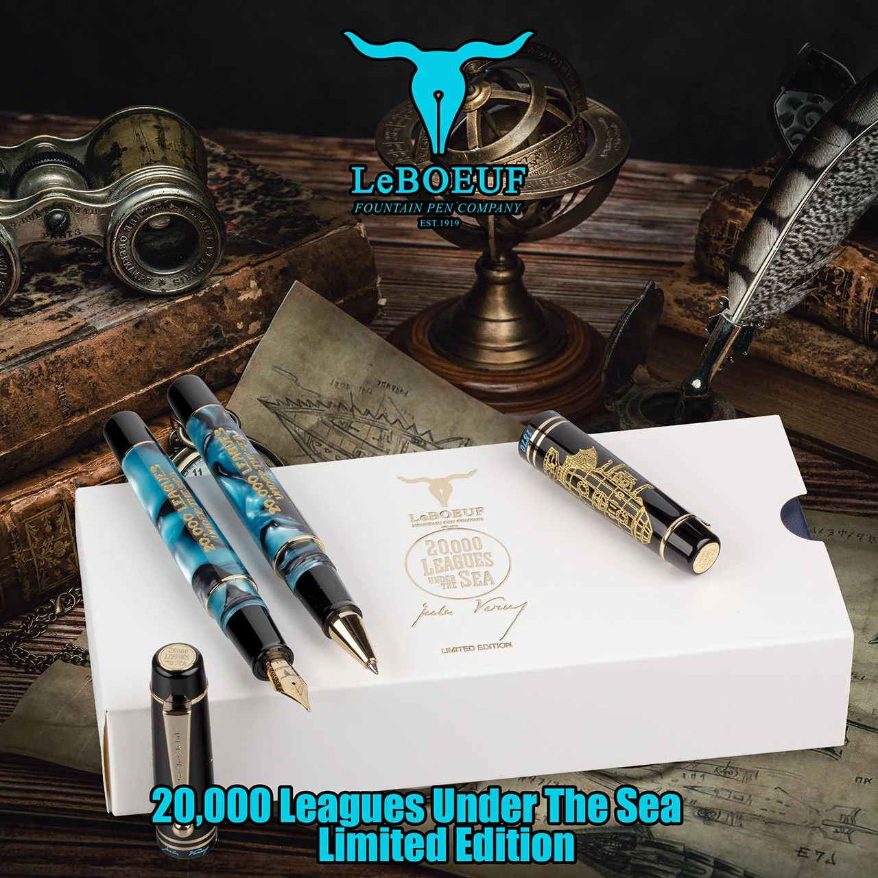 LeBoeuf Jules Verne Fountain Pen - Image 5