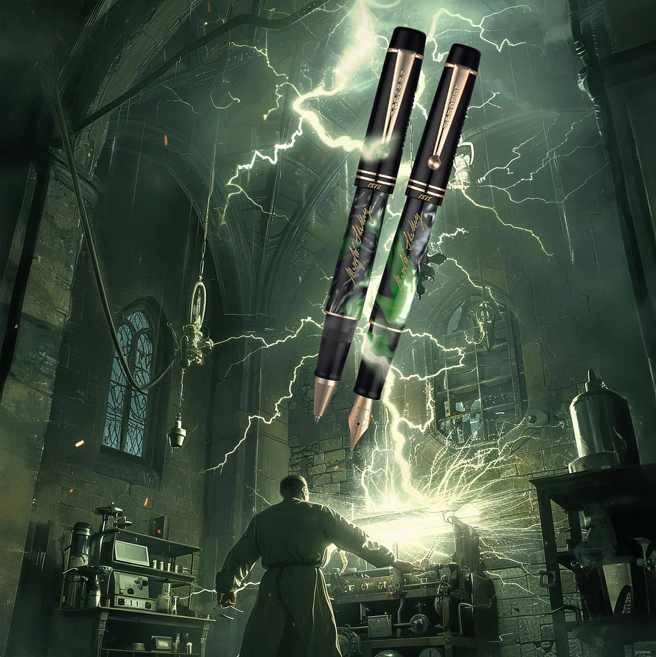 LeBoeuf Mary Shelley Frankenstein Fountain Pen - Image 3