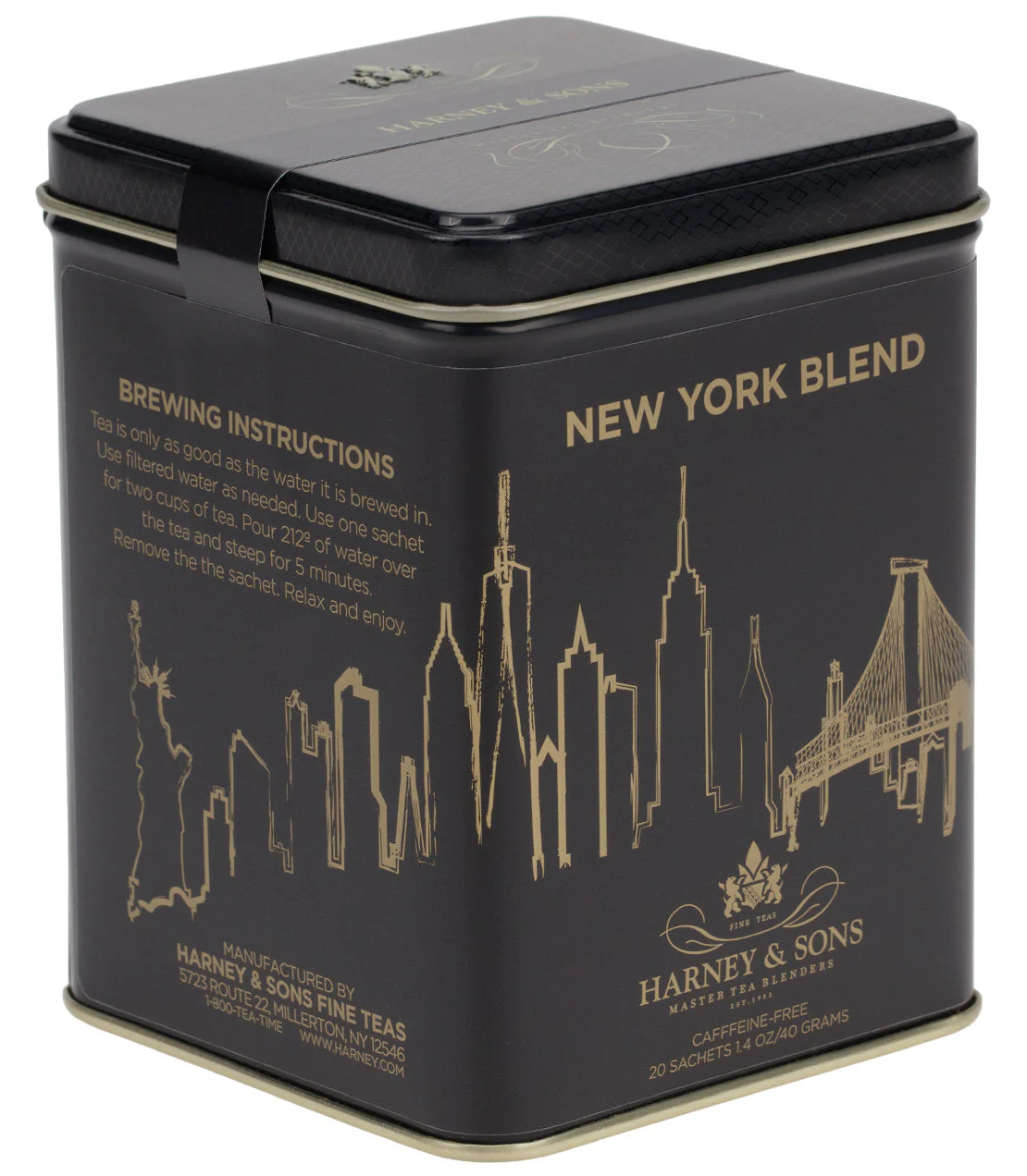 Harney & Sons - New York Blend, Tin of 20 Sachets