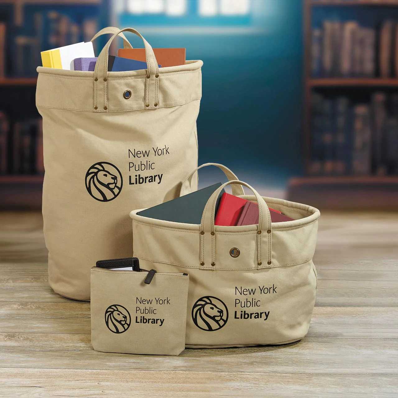 New York Public Library Half Pint Delivery Tote Bag - Image 3