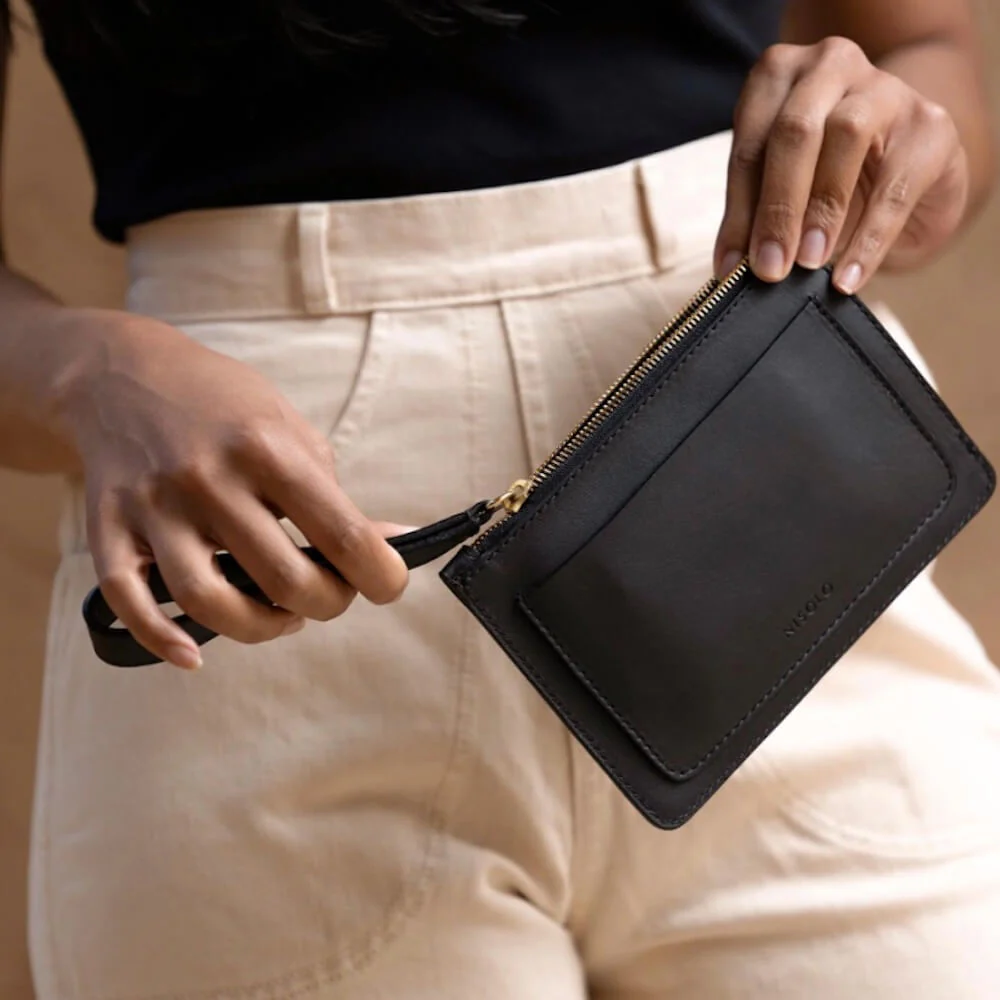 Mission Mercantile Leather Goods - Nisolo Leather Go-To Wristlet Clutch - Image 2
