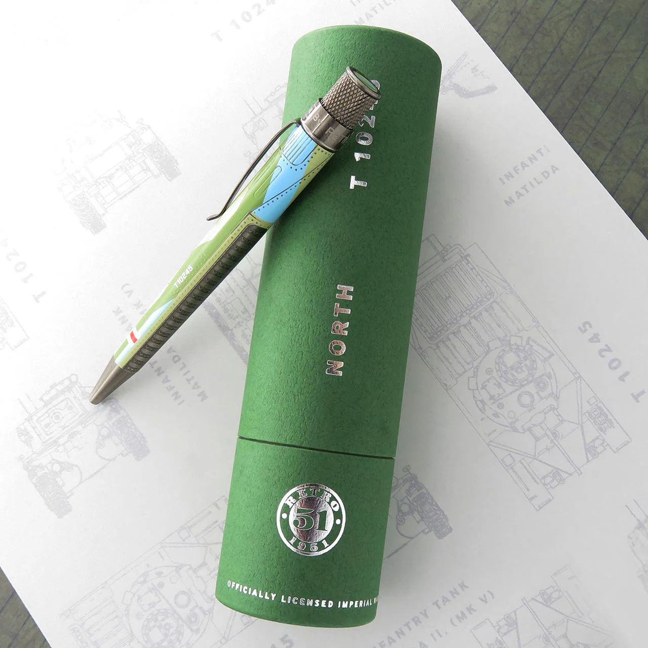 Retro 51 Imperial War Museums Matilda Tank Rollerball Pen - Image 6