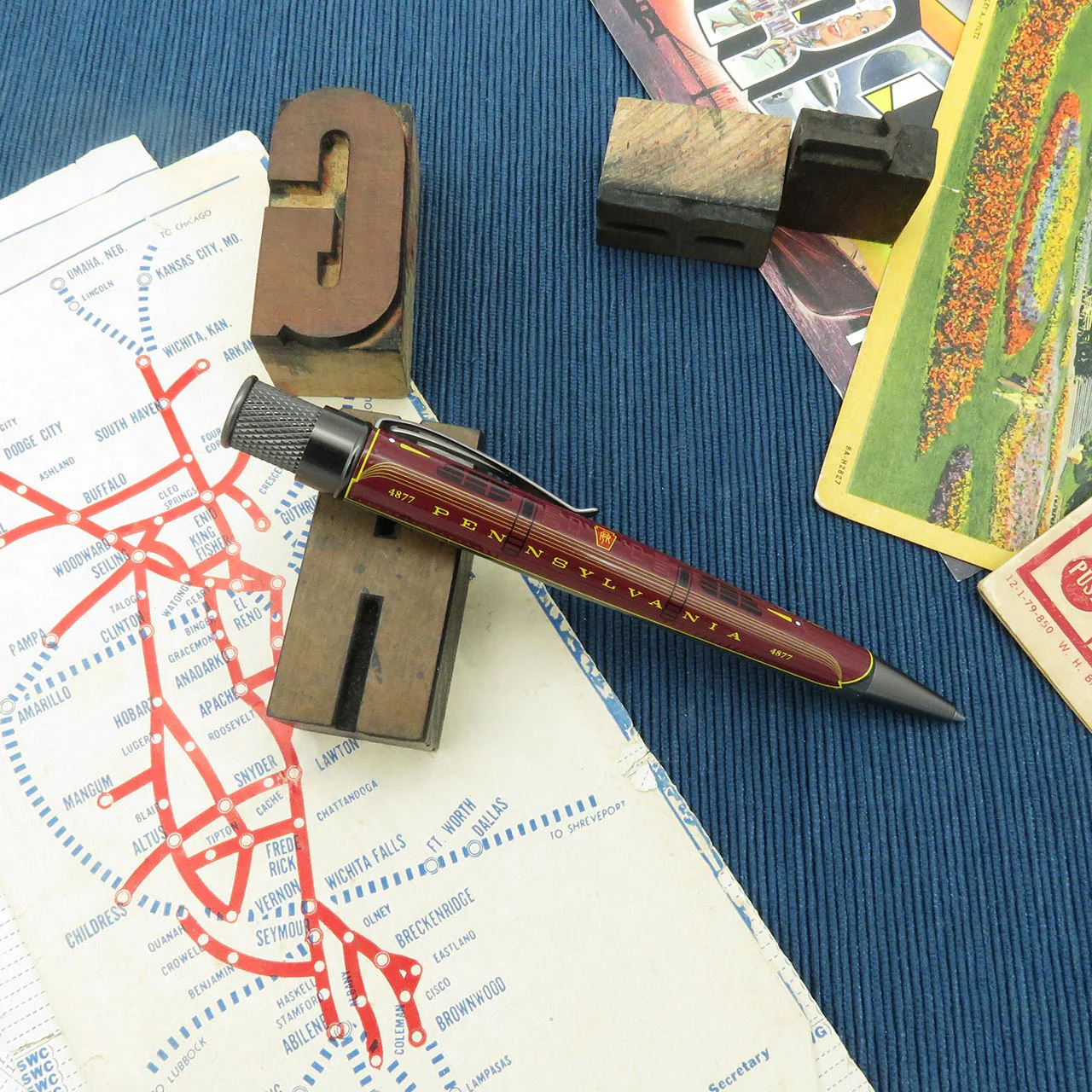 Retro 51 Lionel Trains Pennsylvania Rollerball Pen - Image 6