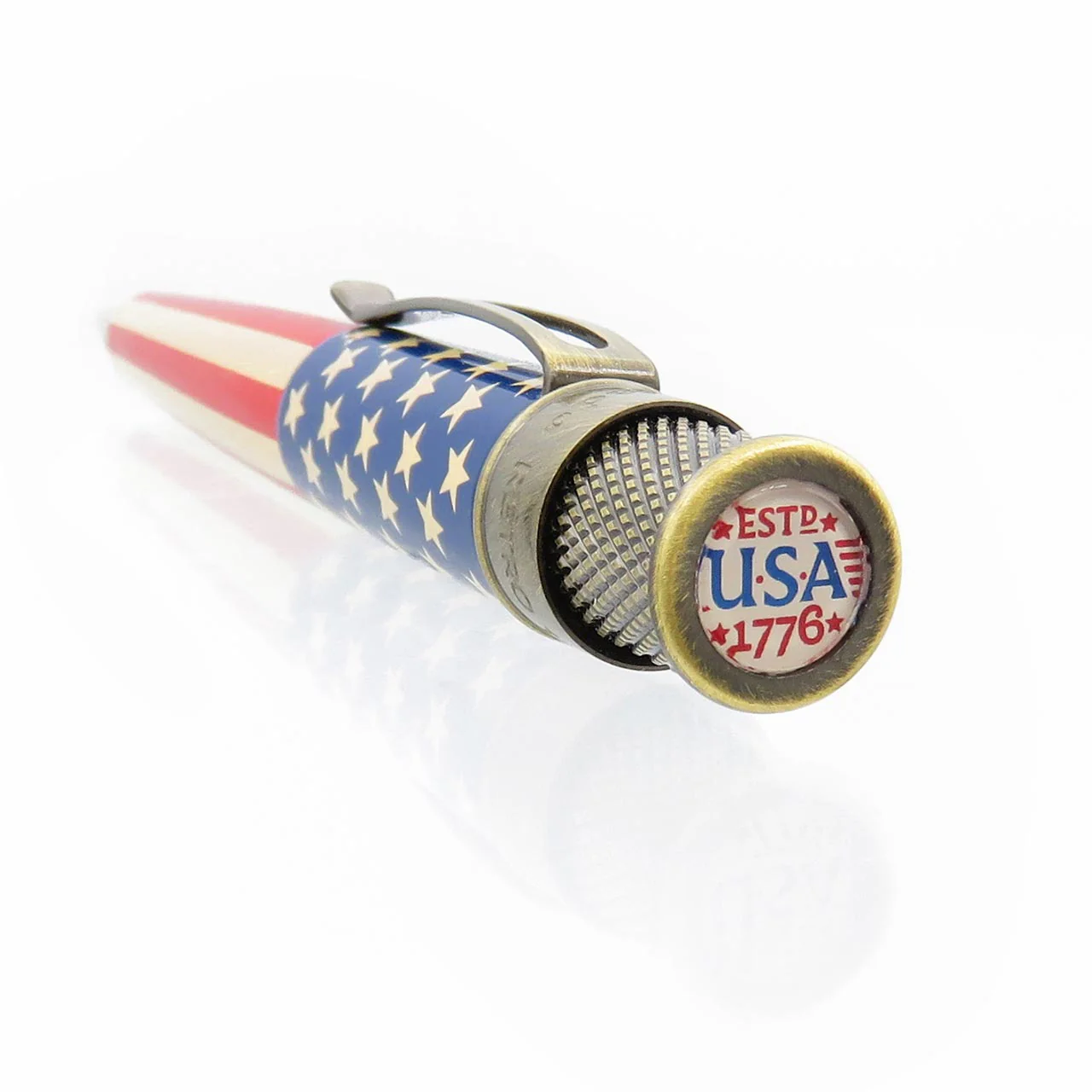 Retro 51 Tornado Vintage Metalsmith Tribute 250 Flag Rollerball Pen - Image 6