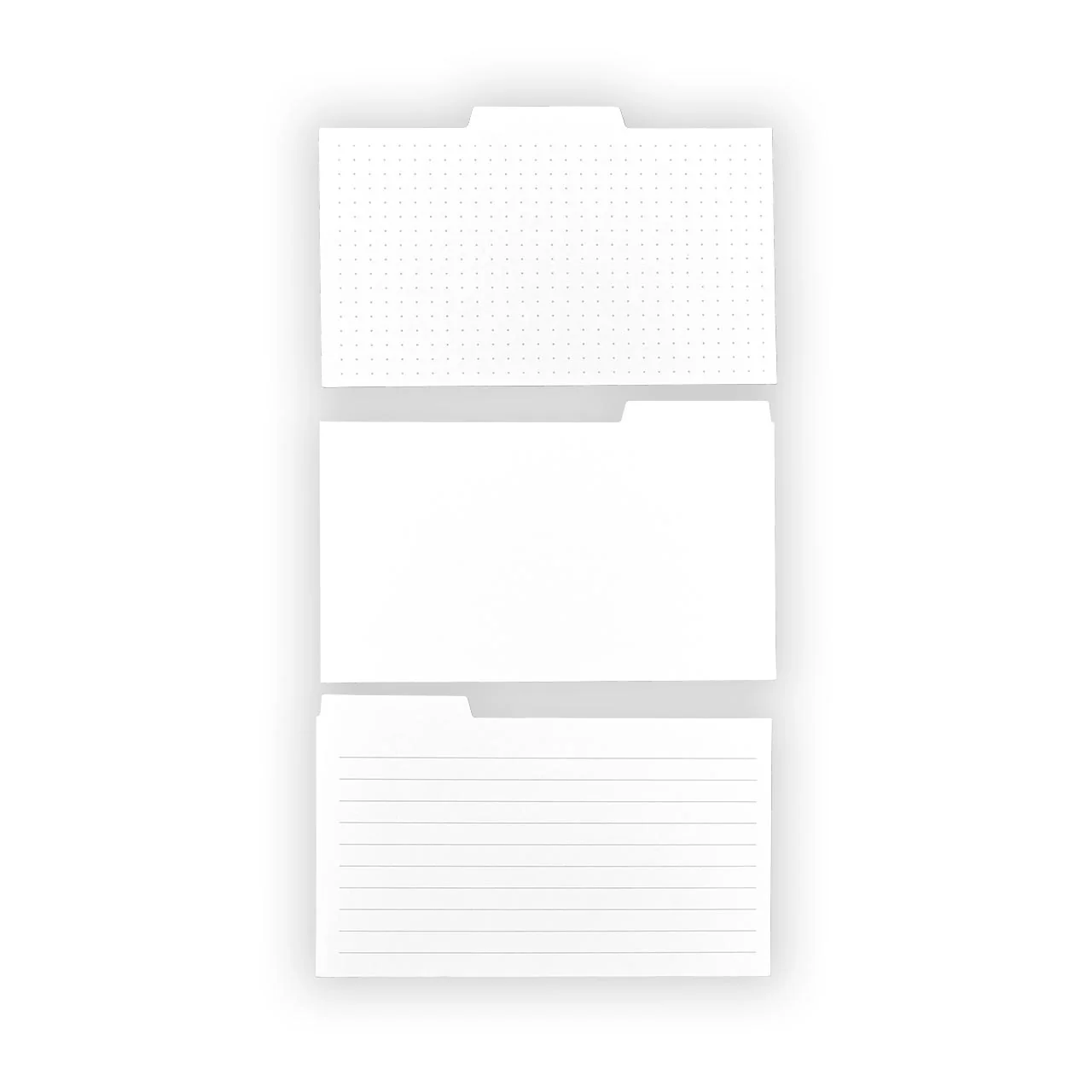 SortSmart Tabbed 3 x 5 Index Cards (set of 90)