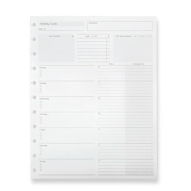 Circa Special Request Weekly Goals Refill (100 sheets) - Image 4