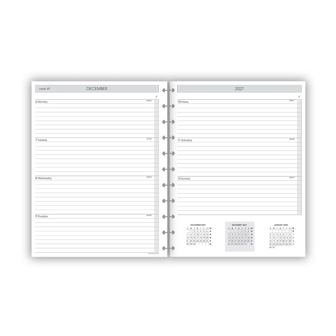 2027 Special Request Circa Weekly Agenda Refill - Image 5