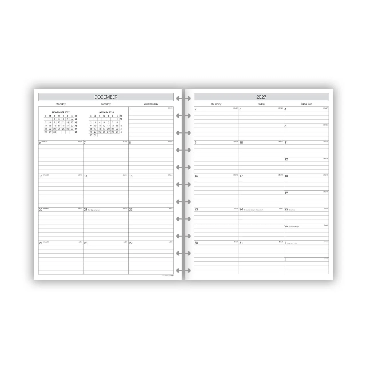 2027 Special Request Circa Weekly Agenda Refill - Image 6