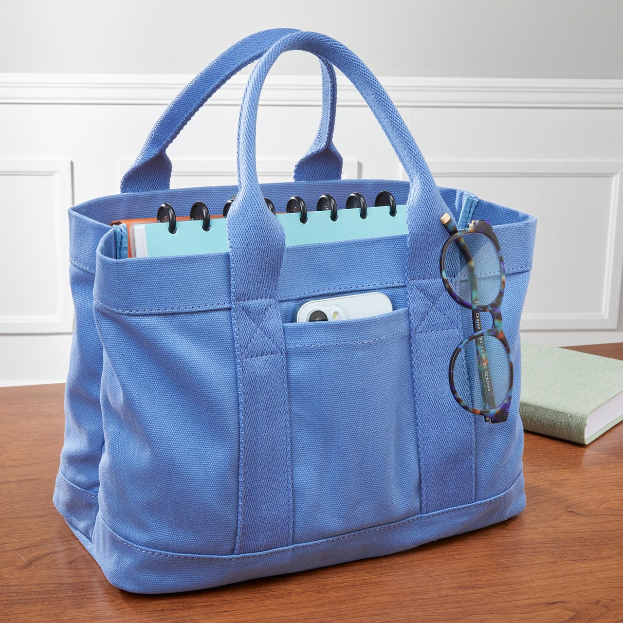 Tiny Canvas Book Tote
