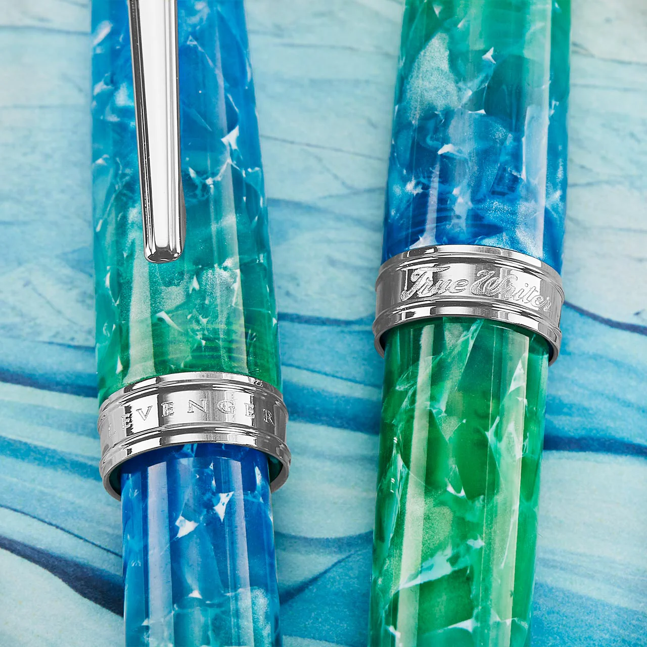 True Writer Classic Green Grotto Fountain Pen - Image 5